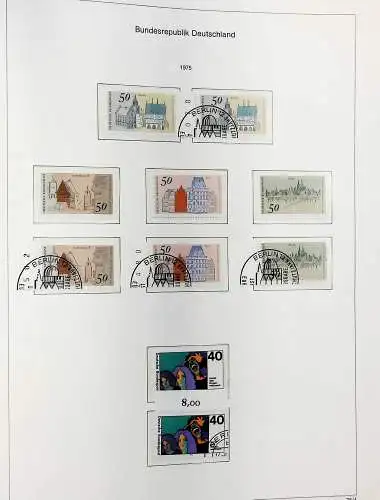 Sammlung Bund 1970 - 79 im KA-BE bi-collect Album, alle Seiten unten abgeb.