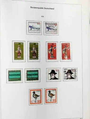 Sammlung Bund 1970 - 79 im KA-BE bi-collect Album, alle Seiten unten abgeb.
