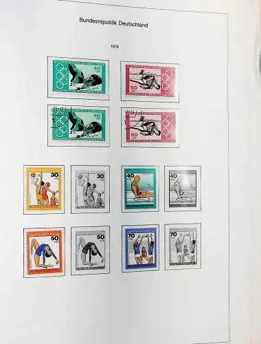 Sammlung Bund 1970 - 79 im KA-BE bi-collect Album, alle Seiten unten abgeb.