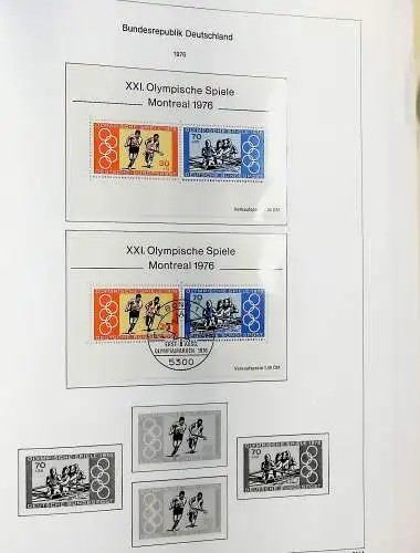 Sammlung Bund 1970 - 79 im KA-BE bi-collect Album, alle Seiten unten abgeb.
