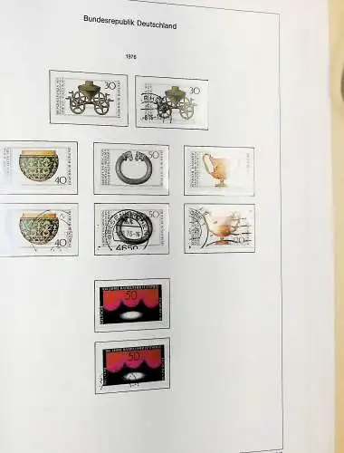 Sammlung Bund 1970 - 79 im KA-BE bi-collect Album, alle Seiten unten abgeb.