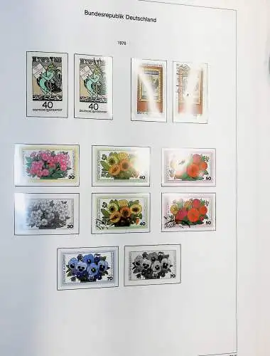 Sammlung Bund 1970 - 79 im KA-BE bi-collect Album, alle Seiten unten abgeb.