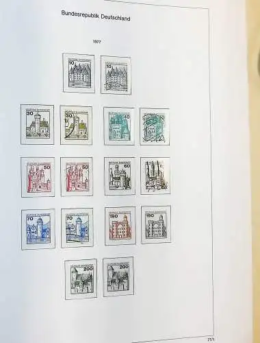Sammlung Bund 1970 - 79 im KA-BE bi-collect Album, alle Seiten unten abgeb.