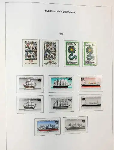 Sammlung Bund 1970 - 79 im KA-BE bi-collect Album, alle Seiten unten abgeb.
