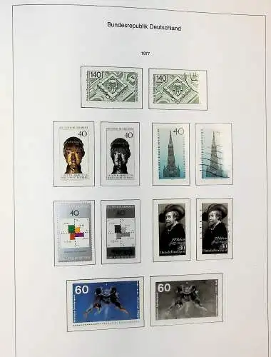 Sammlung Bund 1970 - 79 im KA-BE bi-collect Album, alle Seiten unten abgeb.