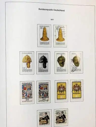 Sammlung Bund 1970 - 79 im KA-BE bi-collect Album, alle Seiten unten abgeb.