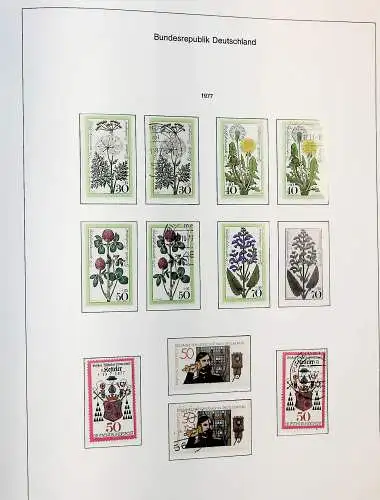 Sammlung Bund 1970 - 79 im KA-BE bi-collect Album, alle Seiten unten abgeb.