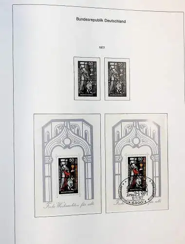 Sammlung Bund 1970 - 79 im KA-BE bi-collect Album, alle Seiten unten abgeb.