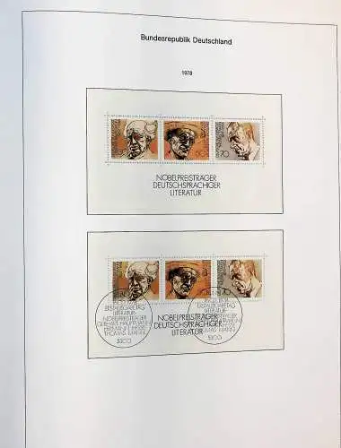 Sammlung Bund 1970 - 79 im KA-BE bi-collect Album, alle Seiten unten abgeb.