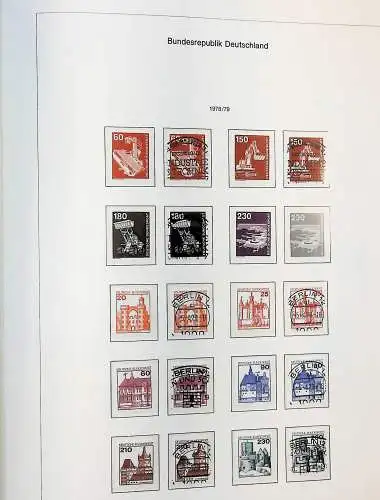 Sammlung Bund 1970 - 79 im KA-BE bi-collect Album, alle Seiten unten abgeb.