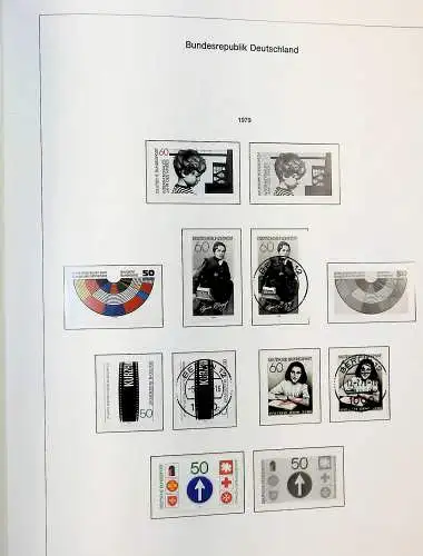 Sammlung Bund 1970 - 79 im KA-BE bi-collect Album, alle Seiten unten abgeb.