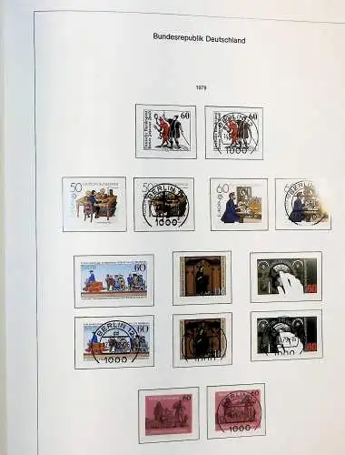 Sammlung Bund 1970 - 79 im KA-BE bi-collect Album, alle Seiten unten abgeb.