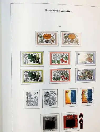 Sammlung Bund 1970 - 79 im KA-BE bi-collect Album, alle Seiten unten abgeb.