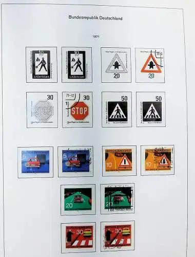 Sammlung Bund 1970 - 79 im KA-BE bi-collect Album, alle Seiten unten abgeb.
