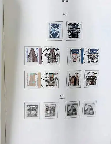 Sammlung Berlin im KA-BE bi-collect--Album, Seiten mit Marken unten abgebildet