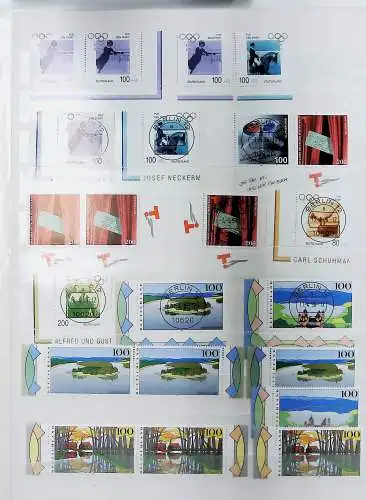 Bund aus 1995 - 97 auf Steckseiten, alle Seiten unten abgebildet
