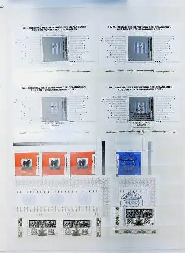 Bund aus 1995 - 97 auf Steckseiten, alle Seiten unten abgebildet