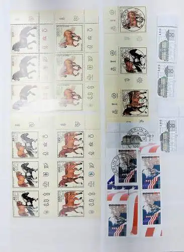 Bund aus 1995 - 97 auf Steckseiten, alle Seiten unten abgebildet
