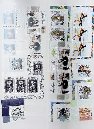 Bund aus 1995 - 97 auf Steckseiten, alle Seiten unten abgebildet