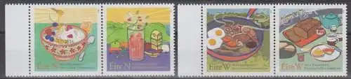 Irland MiNr. 2448-2451 Irisches Frühstück (2 Paare)