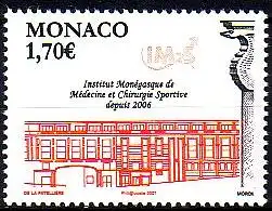 Monaco Mi.Nr. 2833 Institut für Sportmedizin- und chirurgie (1,70)