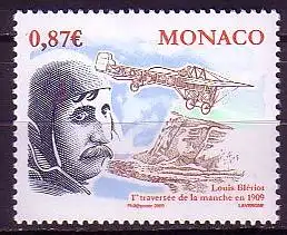 Monaco Mi.Nr. 2921 Überquerung des Ärmelkanals durch Louis Blériot (0,87)