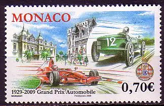 Monaco Mi.Nr. 2936 Formel I, Großer Preis von Monaco (0,70)