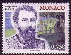 Monaco Mi.Nr. 2945 150. Geb. Georges Seurat, franz. Maler (0,73)