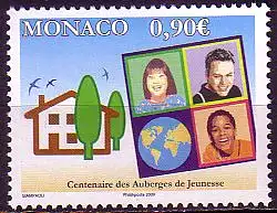 Monaco Mi.Nr. 2953 100 Jahre Jugendherbergen (0,90)