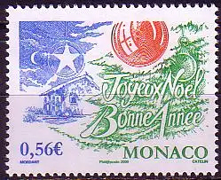 Monaco Mi.Nr. 2959 Weihnachten und Neujahr (0,56)