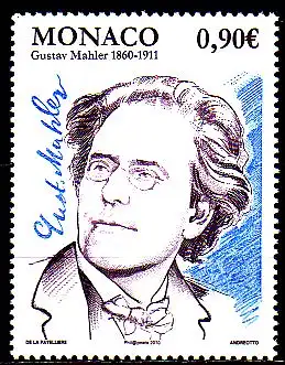 Monaco Mi.Nr. 2965 150. Geb. Gustav Mahler, österr. Komponist (0,90)