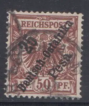 Deutsche Kolonien, Deutsch-Ostafrika MiNr 10, "Krone/Adler"