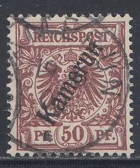 Deutsche Kolonien, Kamerun MiNr 6, "Krone/Adler"