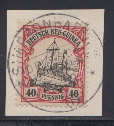 Deutsche Kolonien, Dtsch-Neuguinea MiNr. 13, Kaiseryacht "Hohenzollern", gest.