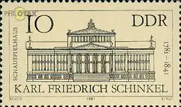 D,DDR Mi.Nr. 2619 Schinkel, Schauspielhaus Berlin (10)