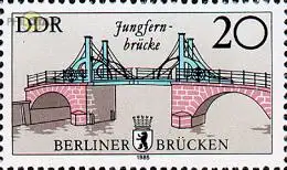 D,DDR Mi.Nr. 2973II Historische Brücken in Berlin, Jungfernbrücke, Odr. (20)