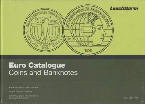 Leuchtturm Euro-Katalog Münzen und Banknoten 2025 (ENGLISCH ! )