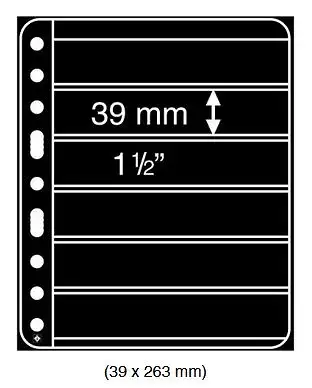  Leuchtturm Vario PLUS Kunststoffhülle, schwarz je 6 Fächer vor- und rückseitig.