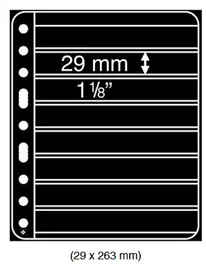  Leuchtturm Vario PLUS Kunststoffhülle, schwarz je 8 Fächer vor- und rückseitig.