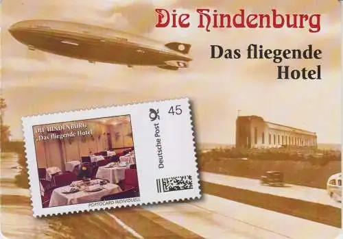 Die Hindenburg, Das fliegende Hotel (6 Marken im MH Individuell skl.)