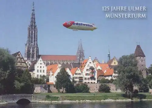 Sonderbeleg Zeppelin NT am Ulmer Münster (Karte mit Marke Individuell)