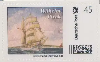 Marinegemälde: Wilhem Pieck (Marke Individuell skl)