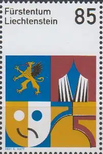 Liechtenstein MiNr. 2002, 75 Jahre Operette Balzer