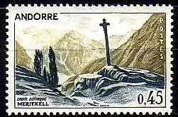 Andorra frz. Mi.Nr. 224 Freim. Kreuz von Meritxell (0,45)