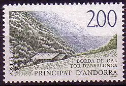 Andorra frz. Mi.Nr. 393 Tourismus, Bauernhof Tor d'Ansalonga (2)