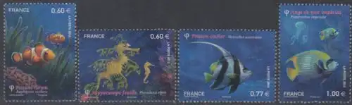 Frankreich MiNr. 5320-23 Tropische Fische (4 Werte)