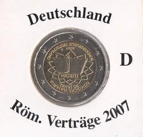 Deutschland 2007 Römische Verträge D