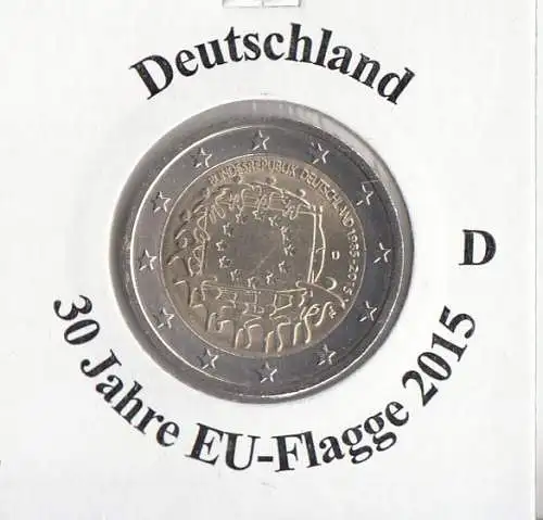 Deutschland 2015 EU-Flagge D