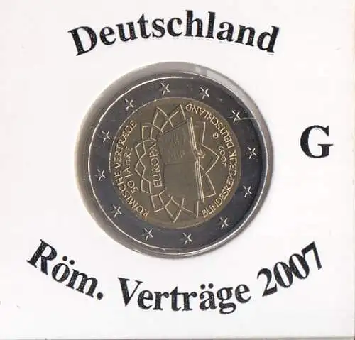 Deutschland 2007 Römische Verträge G