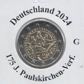 Deutschland 2024, 175 Jahre Paulskirchen-Verfassung G